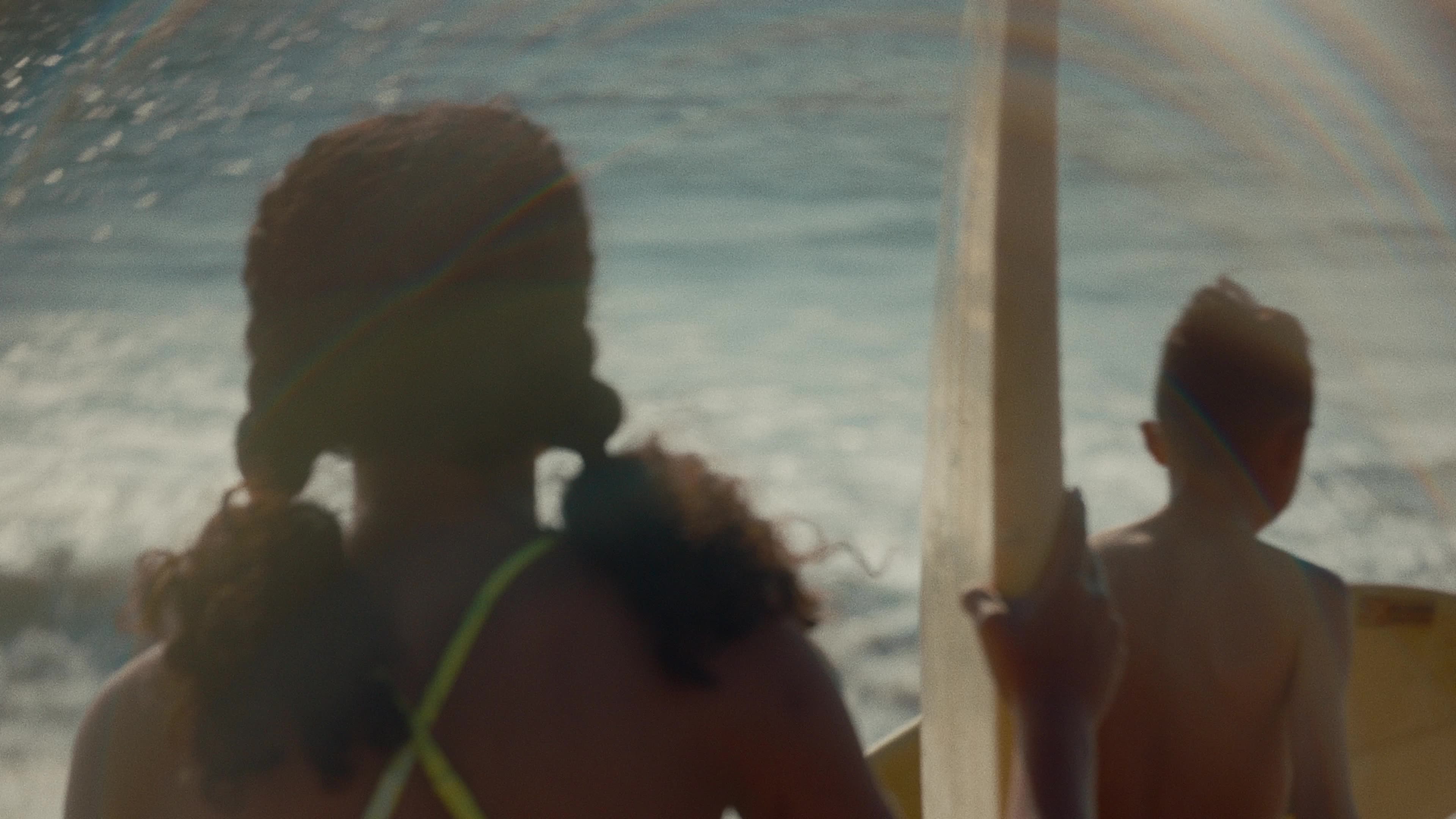 Two friends at the surf
